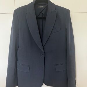 Weekend Max Mara Blue Jacquard Suit